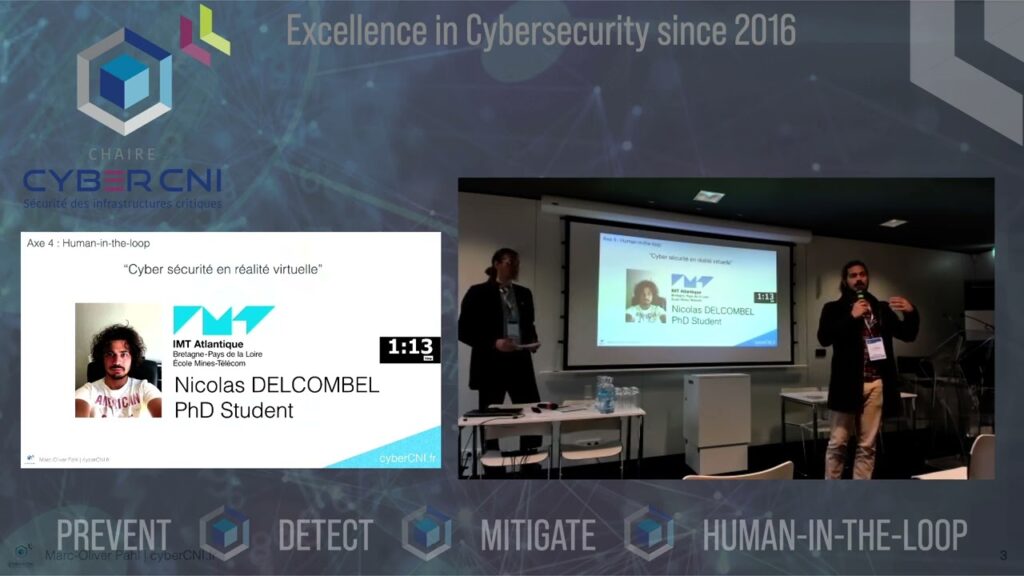 [ECW2022] 90s Nicolas DELCOMBEL [PhD Student] [IMT Atlantique] “Virtual Reality for Cybersecurity”