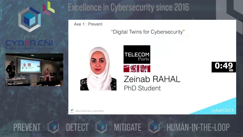 [ECW2022] 90s Zeinab Ibrahim RAHAL [PhD Student] [Télécom Paris] “Digital twins for cybersecurity”