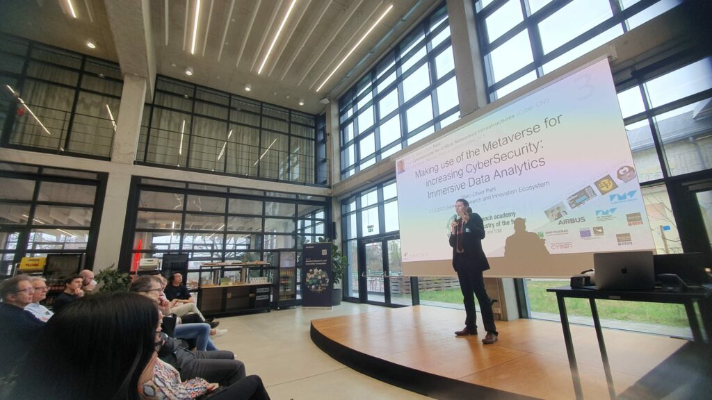 Pitching at the Siemens Research and Innovation Ecosystem (RIE) event in Munich