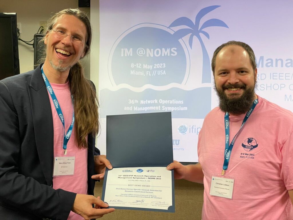 We won the NOMS 2023 Best Demo Award!