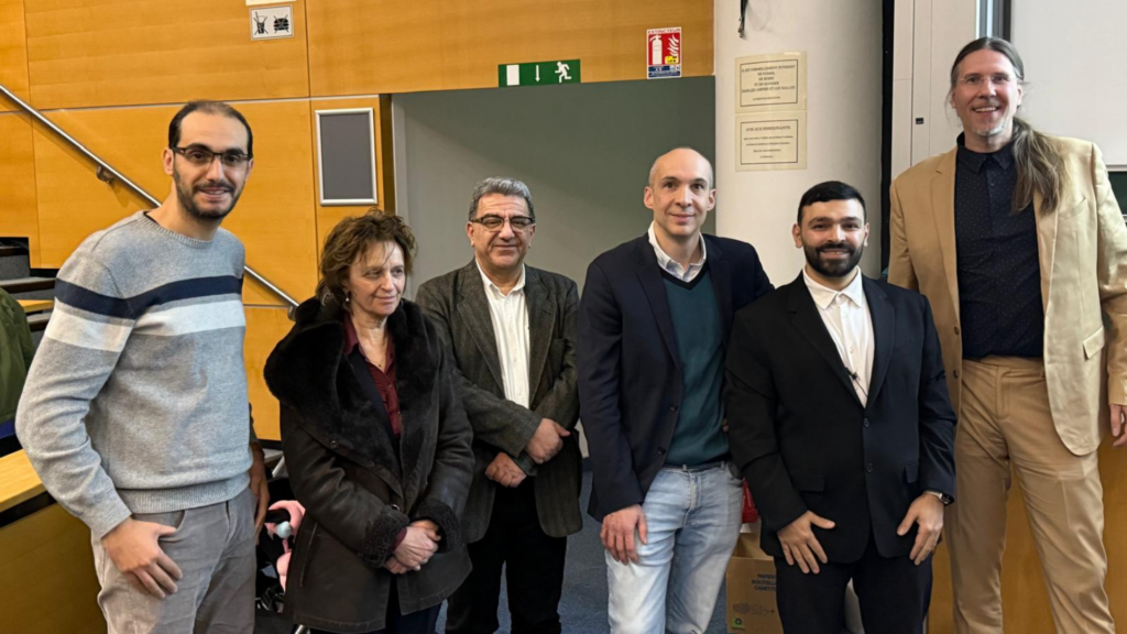 Marc-Oliver Pahl chairs Dr Majed Jaber’s thesis defence at the University of Strasbourg