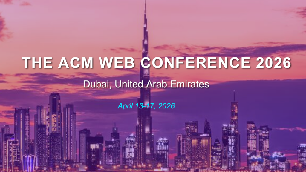 Disinformation & Generative AI : Four contributions from our chair selected for the ACM Web Conference 2026 !